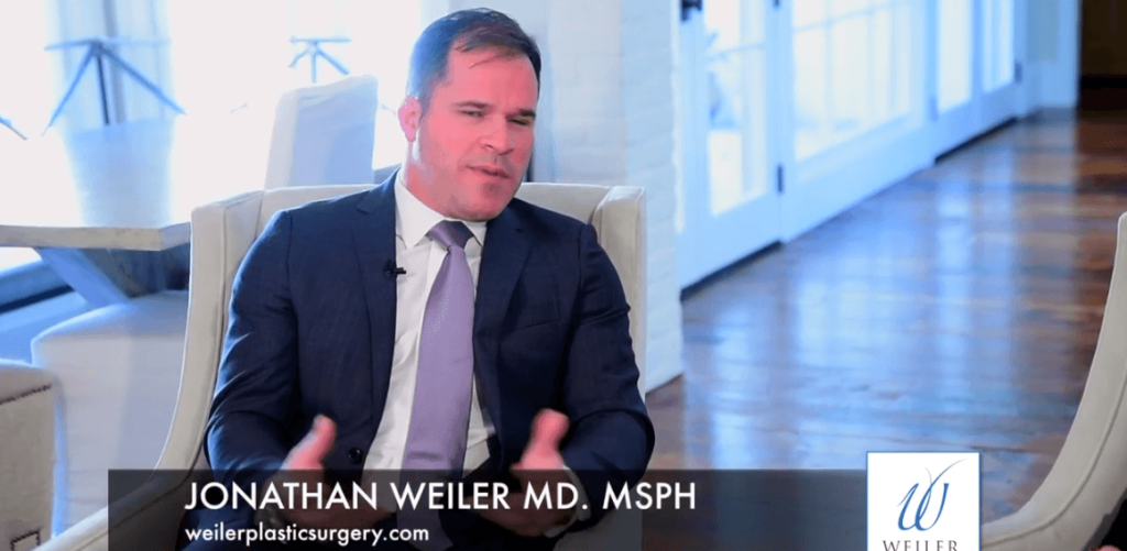 Screenshot of Dr. Weiler explaining Tummy Tuck