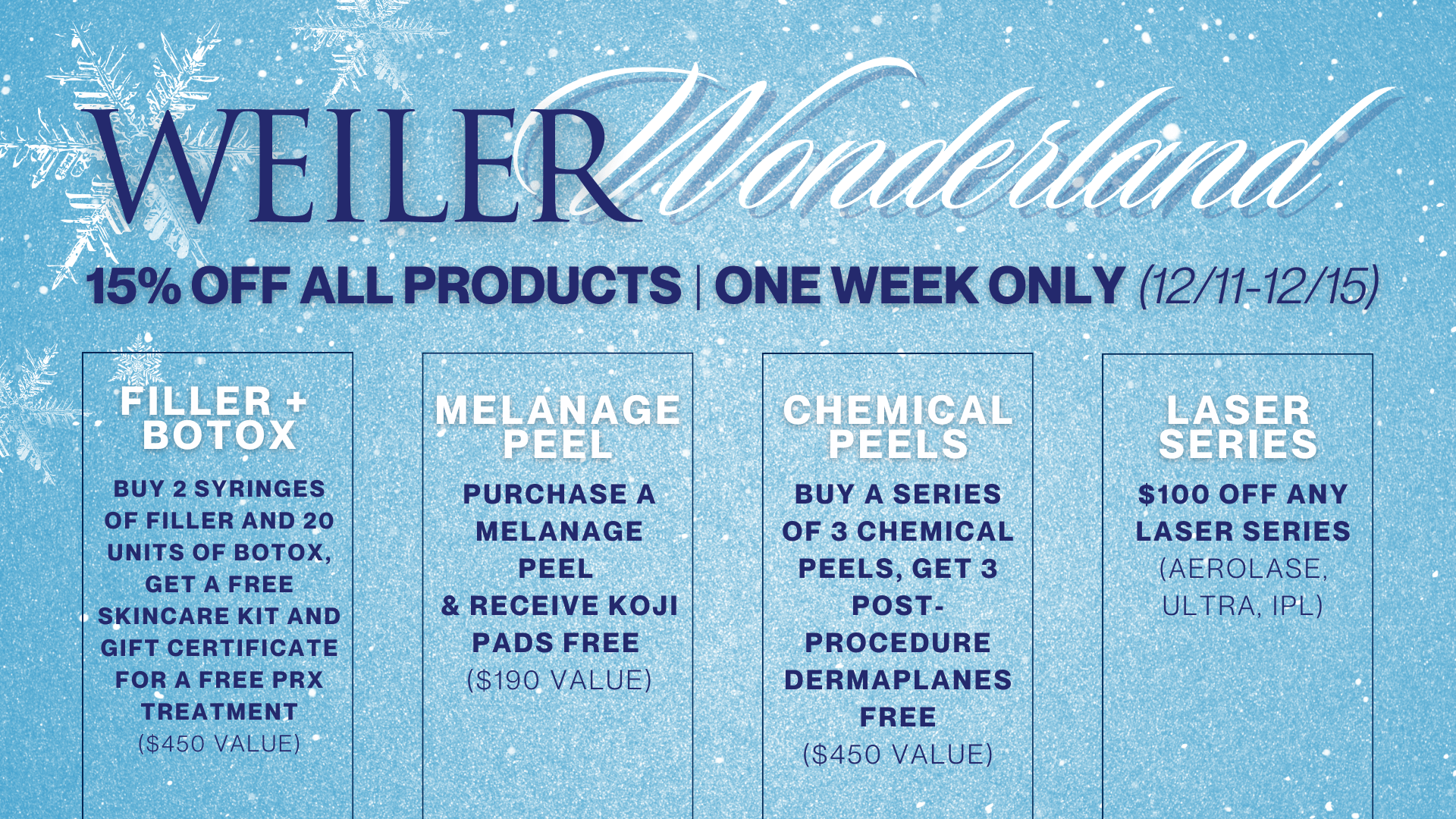 December Specials