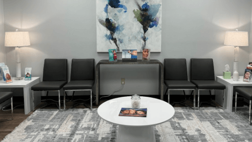 Waiting Room at the Metairie Office