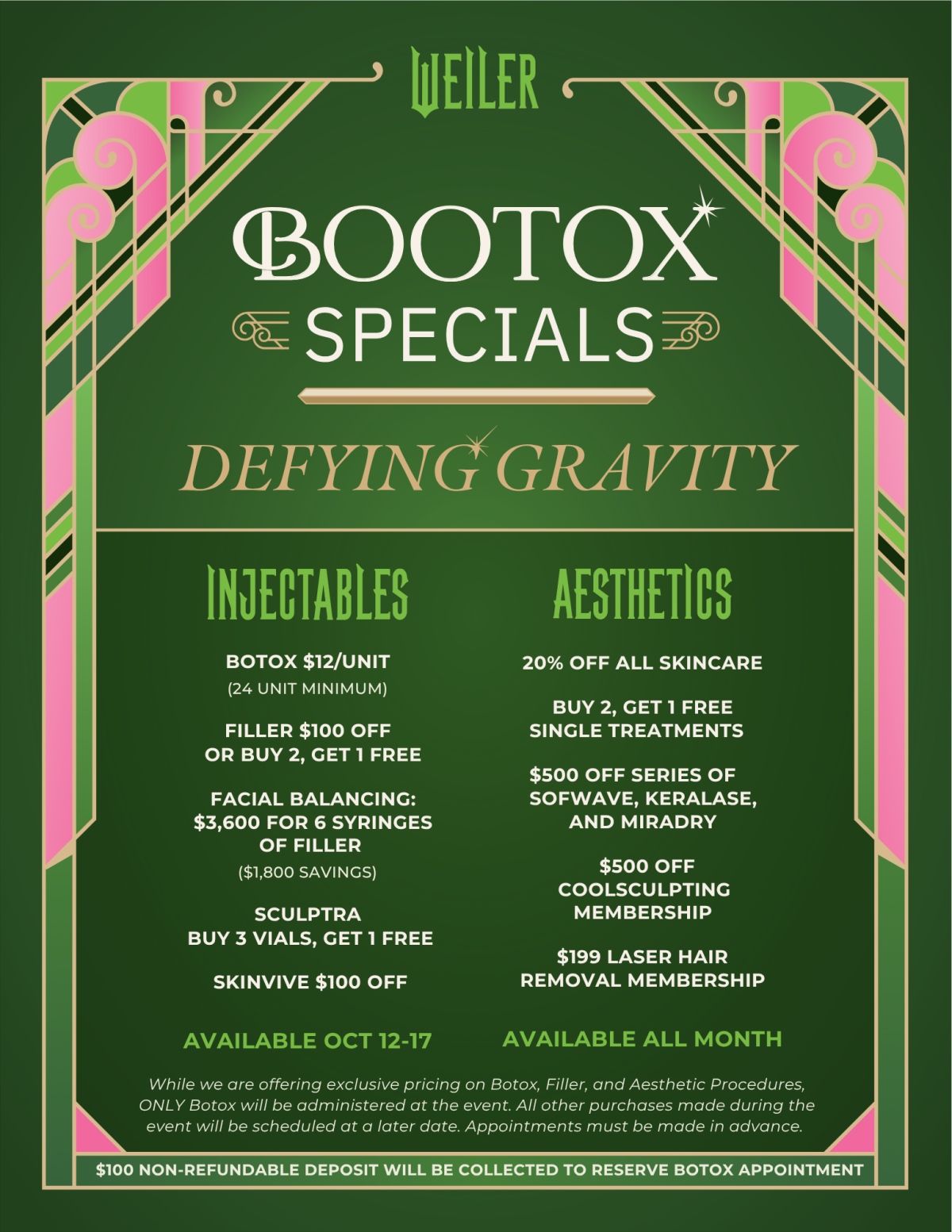 bootox specials 2026